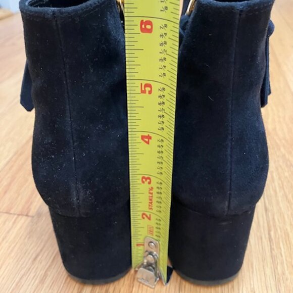 NWT Cole Haan Saylor Grand II Black block heel suede Booties 5 - Picture 6 of 11